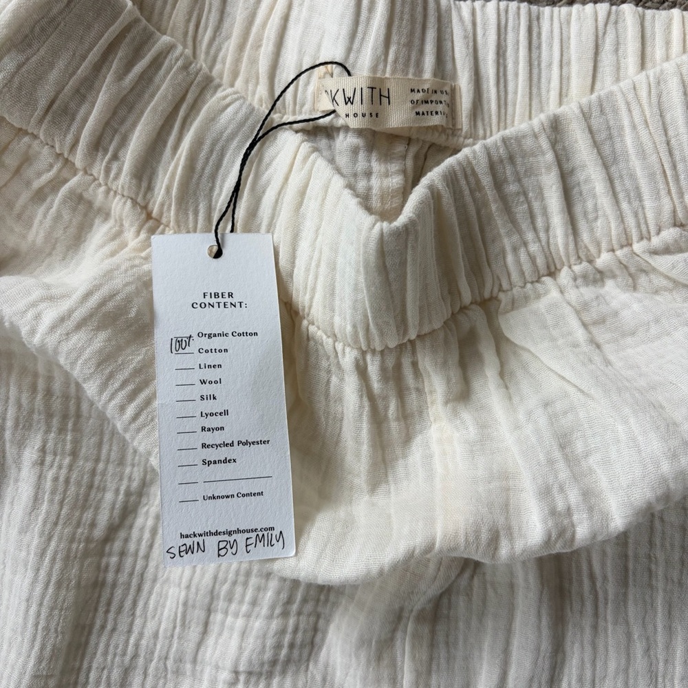 NWT Hackwith cotton gauze crop set - Picture 8 of 10